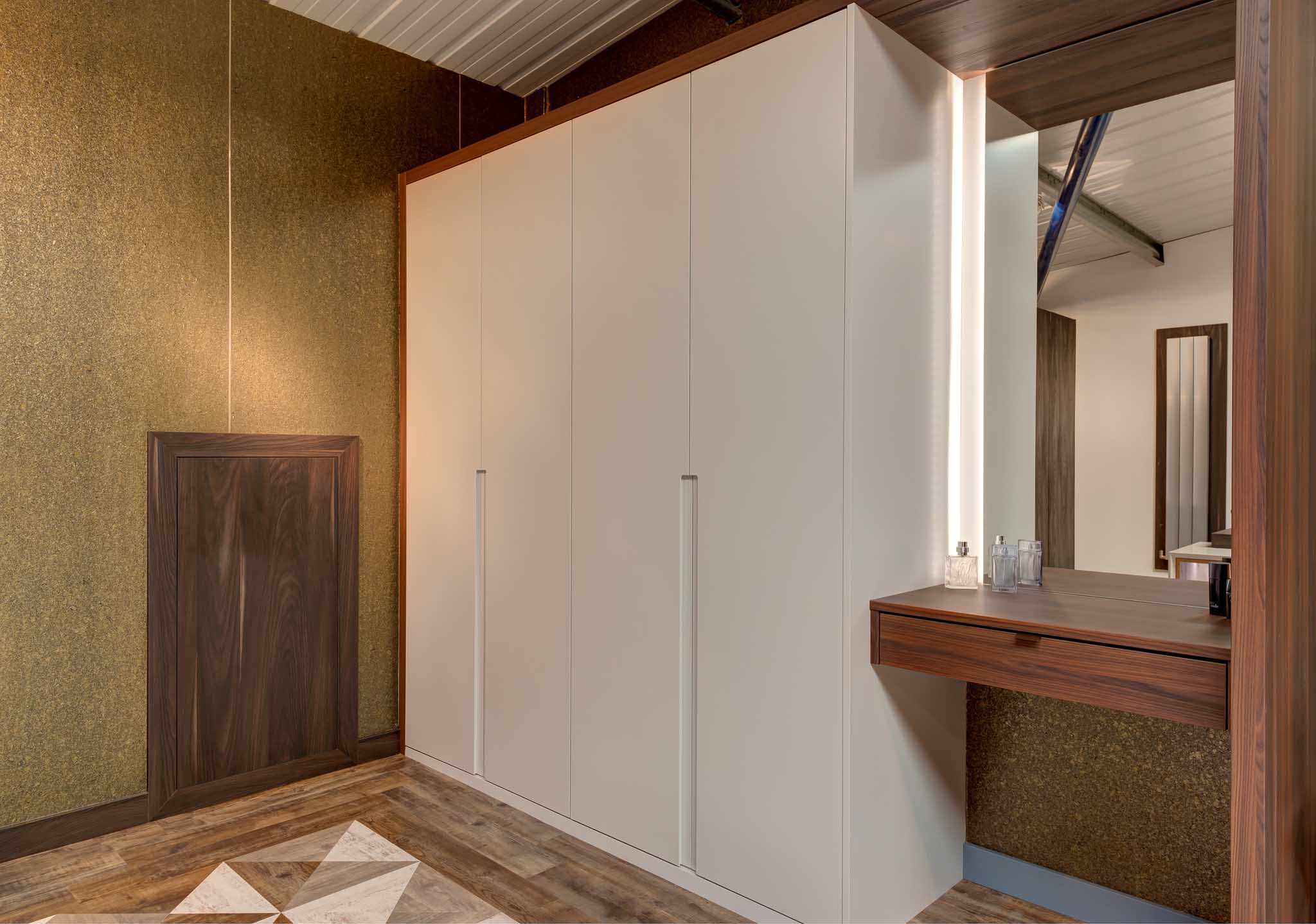 wraparound wardrobe and dressing table our showroom