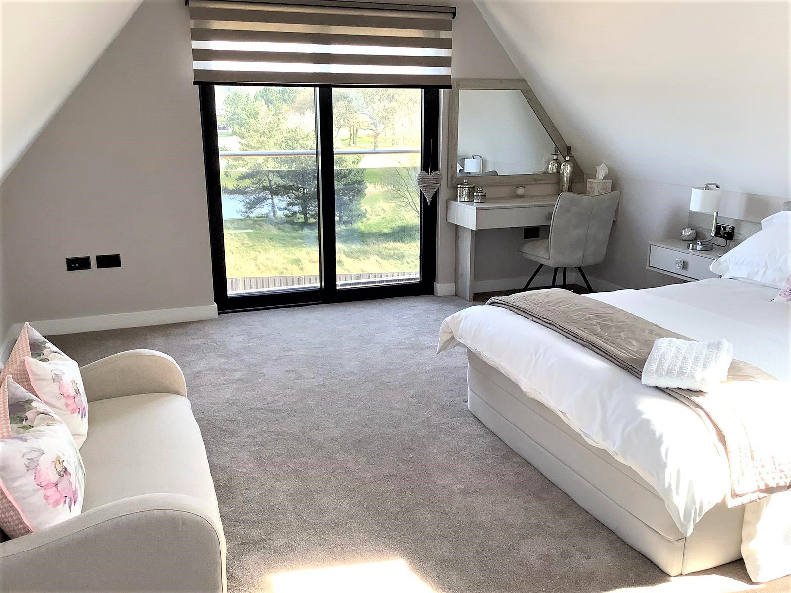matt cashmere and white halifax oak guest bedroom