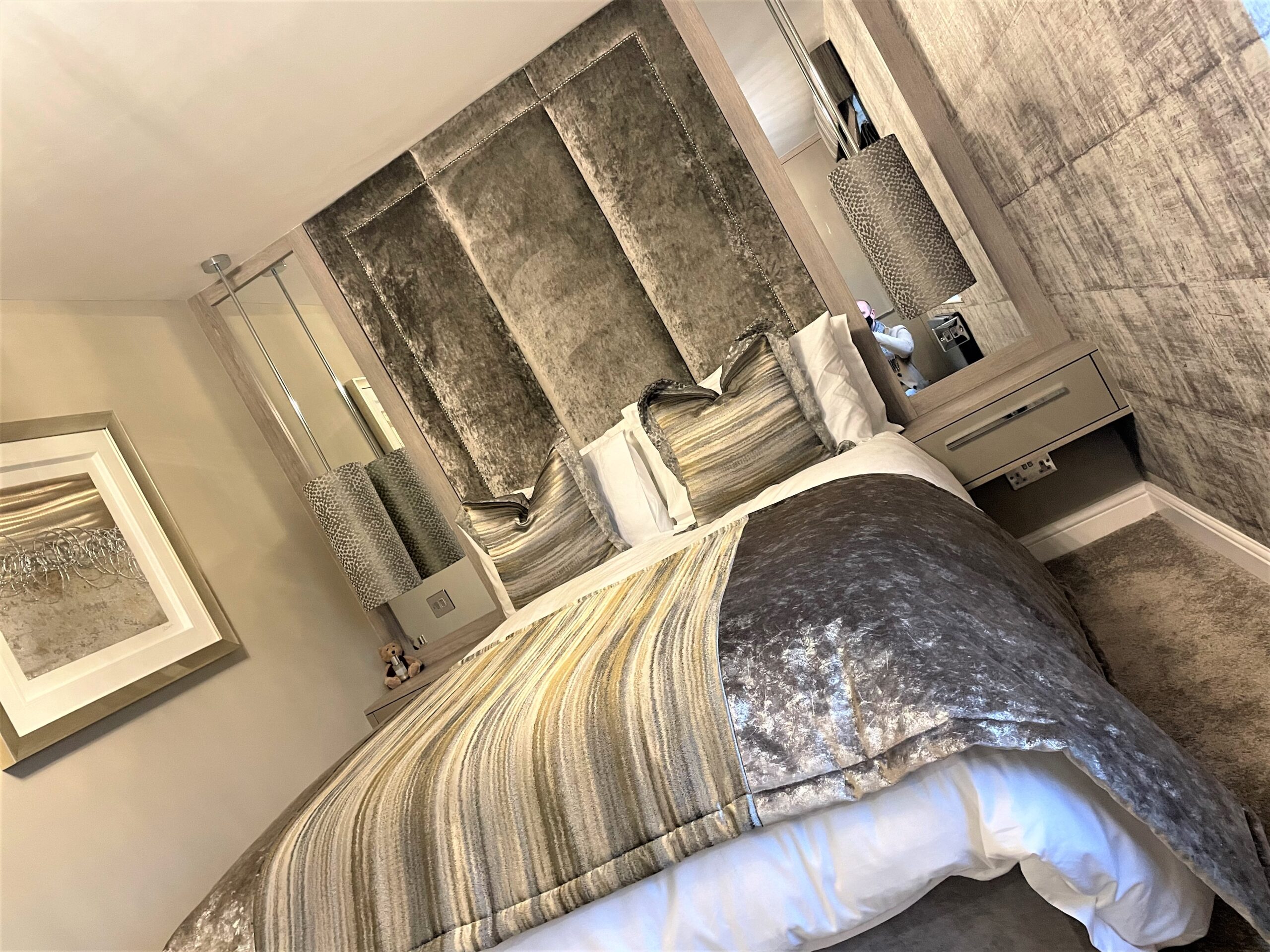 boutique bedroom and dressing table