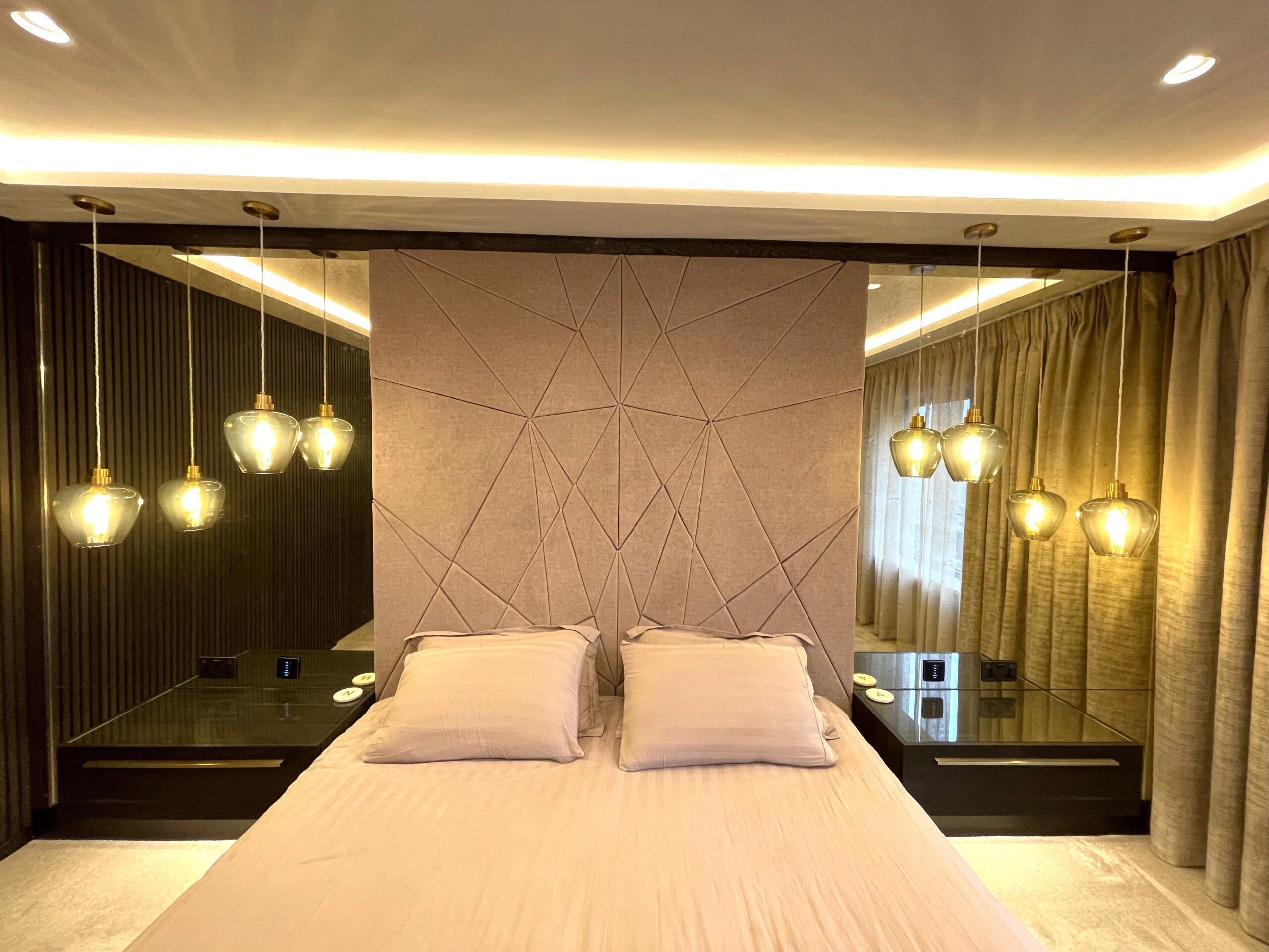 opulent tones dressing room and master bedroom