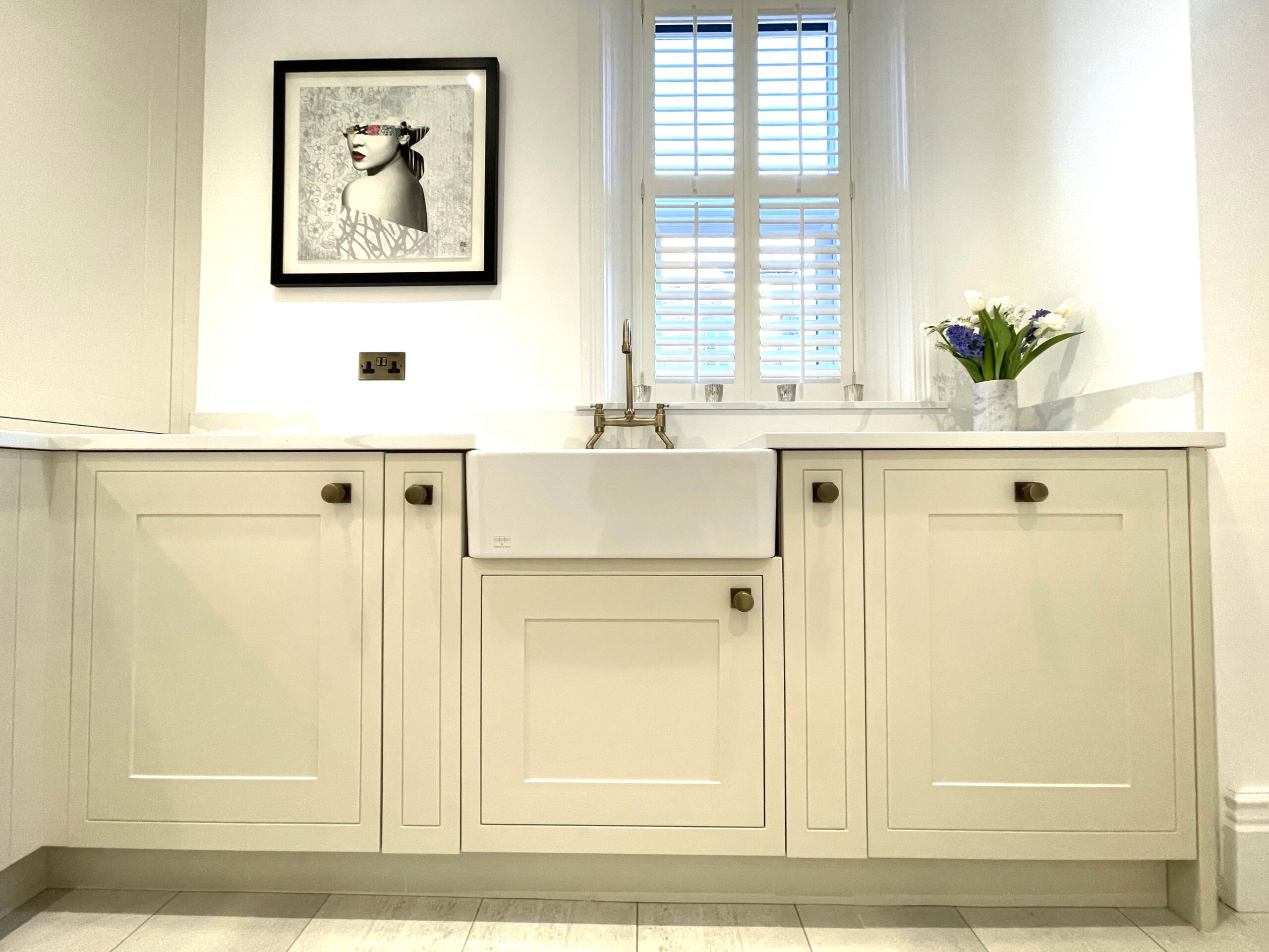 bespoke in frame shaker kitchen to a Victorian terrace