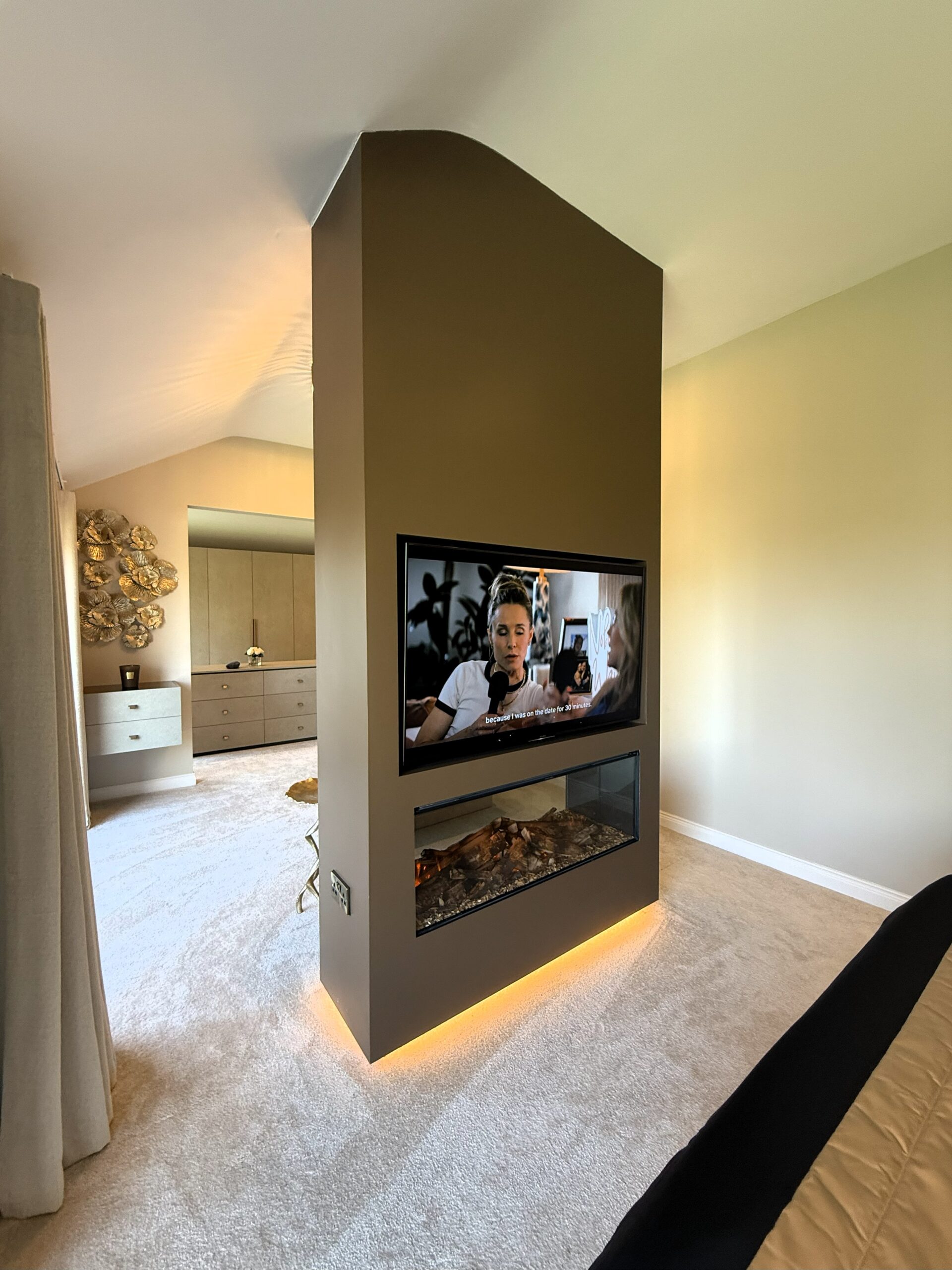 luxury dressing and relaxing master bedroom