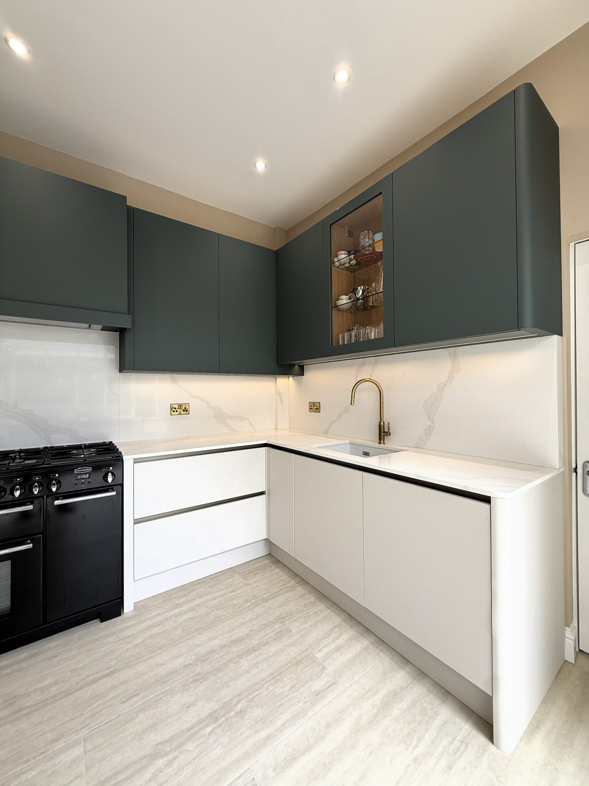 contemporary kitchen for a victorain villa in the heart of jesmond